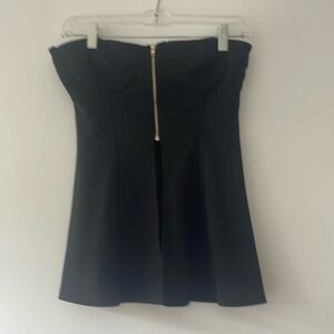 Brand new Klesis sexy black top with belly button slit